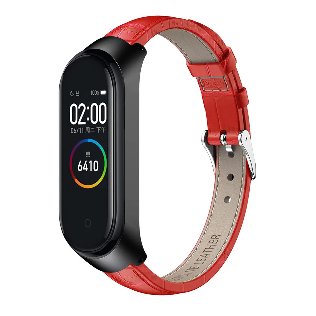 Спортивный Браслет mi Band 4, ремешок на запястье для Xiaomi mi band 4, спортивный кожаный браслет для Xiaomi mi band 4 Band 4, смарт-часы# P30