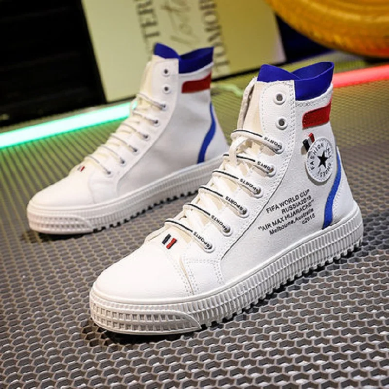 Лидер продаж женская обувь весна-осень 2019 новая спортивная с высоким берцем