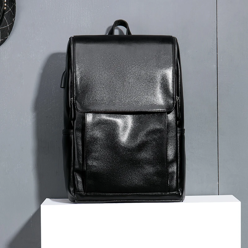 

LIELANG Backpack Travel Bag Black Backpack School Bag Male Daypack 2020 New Casual Backpack Shoulder Bags Men Leather backpack