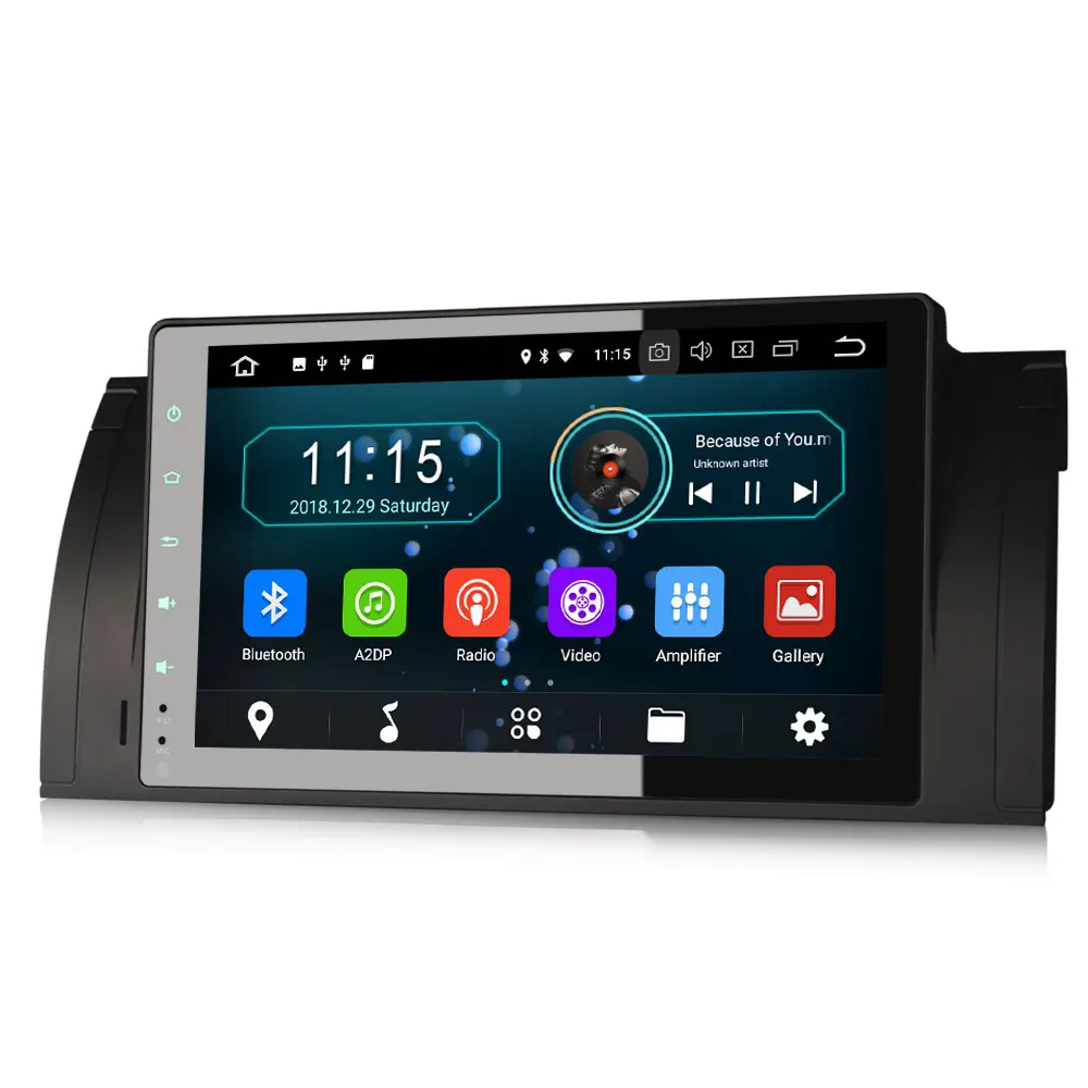 Erisin ES3993B PX30 Android 8 1 автомобильный мультимедийный плеер 9 &quotавтомобиль DVD gps для BMW 5