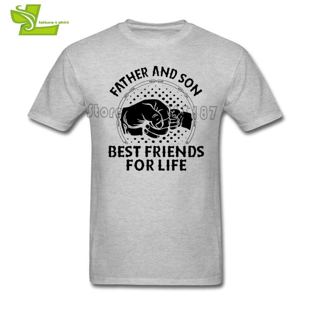Футболка для папы и сына с надписью Best Friends For Life Мужские Простые футболки