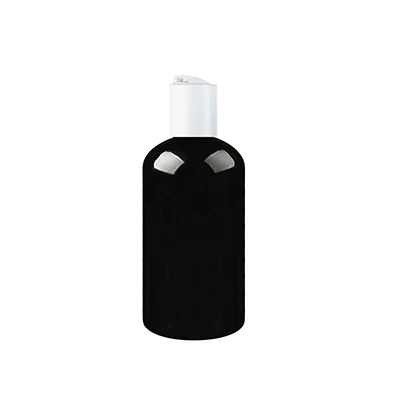 30 шт. 250 мл Золотой дисковой винт крышка косметическая бутылка, пластиковый контейнер, черный пустой жидкий мыльный шампунь бутылки 250cc черная бутылка - Цвет: 2