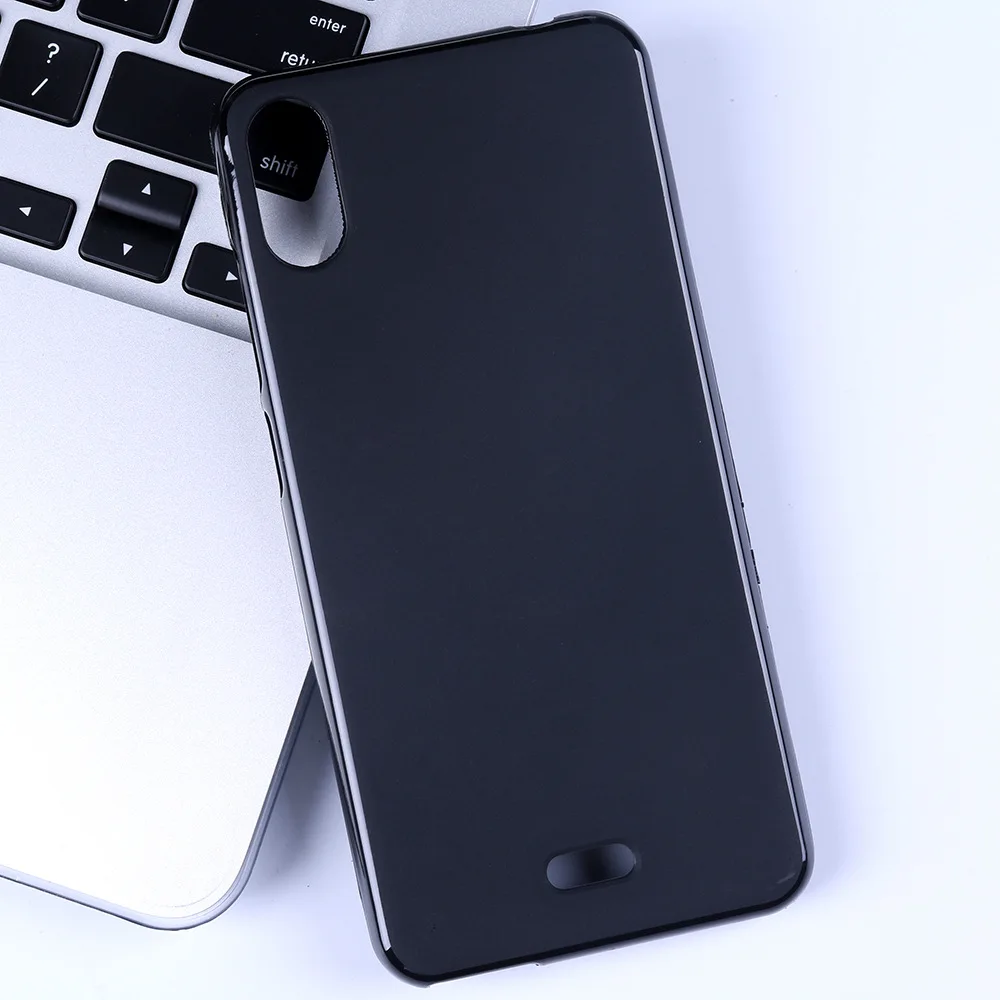 Для Wiko View 2 Go чехол черный мягкий Уретановый Термопластик (tpu) Силиконовая задняя
