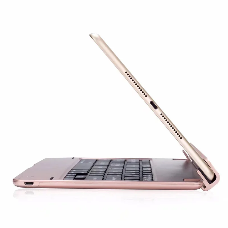 3 цвета Беспроводной Bluetooth 0 клавиатура ABS для iPad Air 2 кронштейн Стиль Pro 9