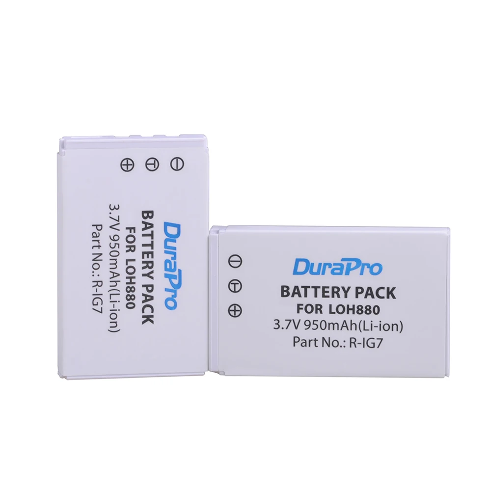 DuraPro 2 шт. 3 7 в 950 мАч R-IG7 литий-ионный аккумулятор для Logitech Harmony LOH880 One 900 720 850 880 885 890 Pro