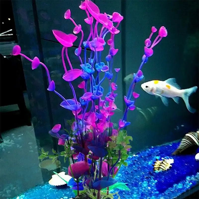 Resin Aquarium Plants Simulated Ornament Decor Landscaping for Fish Tank Wonder Grass Great | Дом и сад