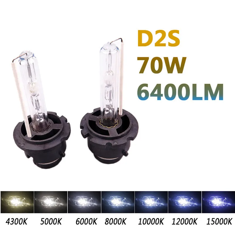 2 шт. HID лампы 35 Вт D1S D2S HID лампы глобус огни 35 Вт 4300 К 5000 К 6000 К 8000 К 10000 к автомобильные лампы для фар машины 3200lm