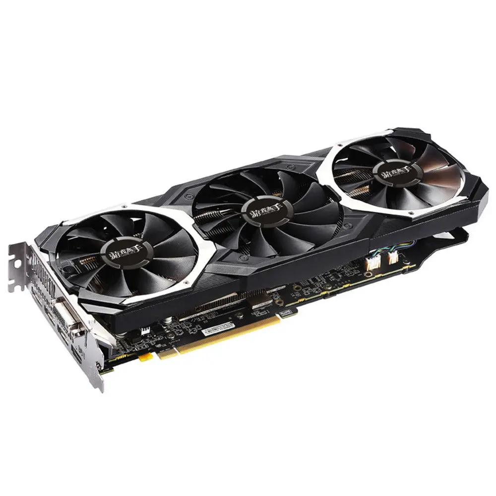 Yeston Rx 580 8Gb Gpu 256Bit Ddr5 Видеокарта Pci-E 3,0 4 x Hdmi 14 нм