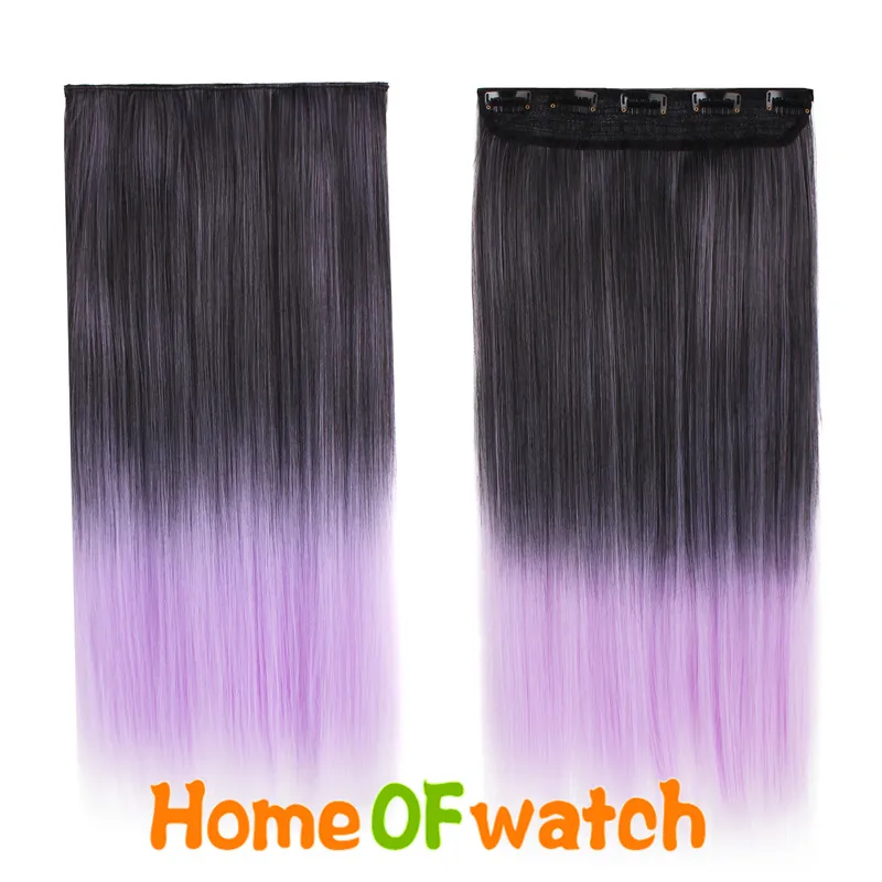 Заколка для длинных волос MapofBeauty 1 шт. синтетические волосы наращивания Омбре