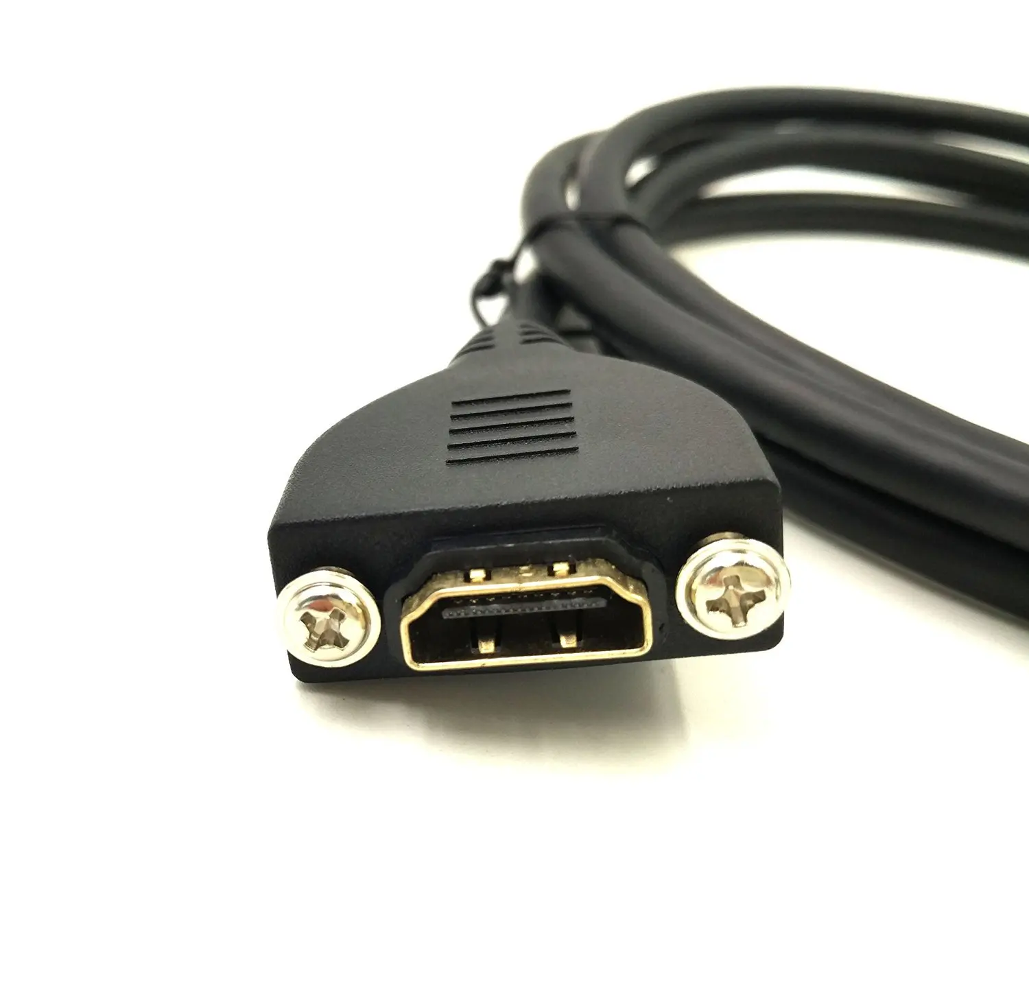Кабель с панелью HDMI позолоченный высокоскоростной кабель креплением на панели