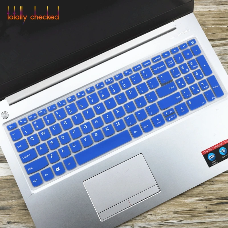blue Для lenovo Ideapad S340 S 430 S340-15WL S340-15api 15,6 дюймов Тетрадь клавиатура защитная накладка для телефона силиконовый материал - Цвет: blue