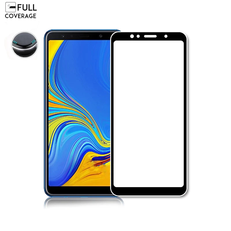 9H высококачественное защитное стекло для Samsung Galaxy A7 2018 A750 закаленное защитный