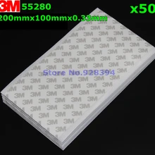 50 шт./лот 20 см x 10 3 м 55280 двусторонняя клейкая лента белая для
