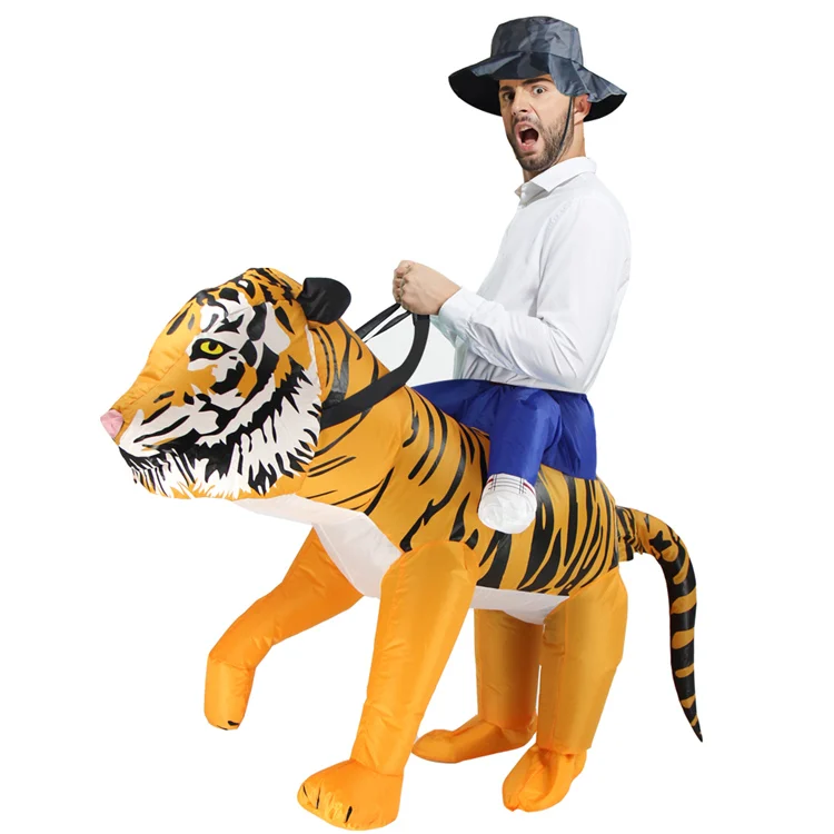 Карнавальный парадный костюм Пурим Король Лев и тигр надувной костюм для вз...