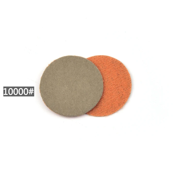 POLIWELL 50 шт. 1 дюймовый шлифовальный круг 1000/3000/5000 шлифовальные диски водонепроницаемый Флокирование абразивной наждачной бумаги для небольшой площади тонкой полировки