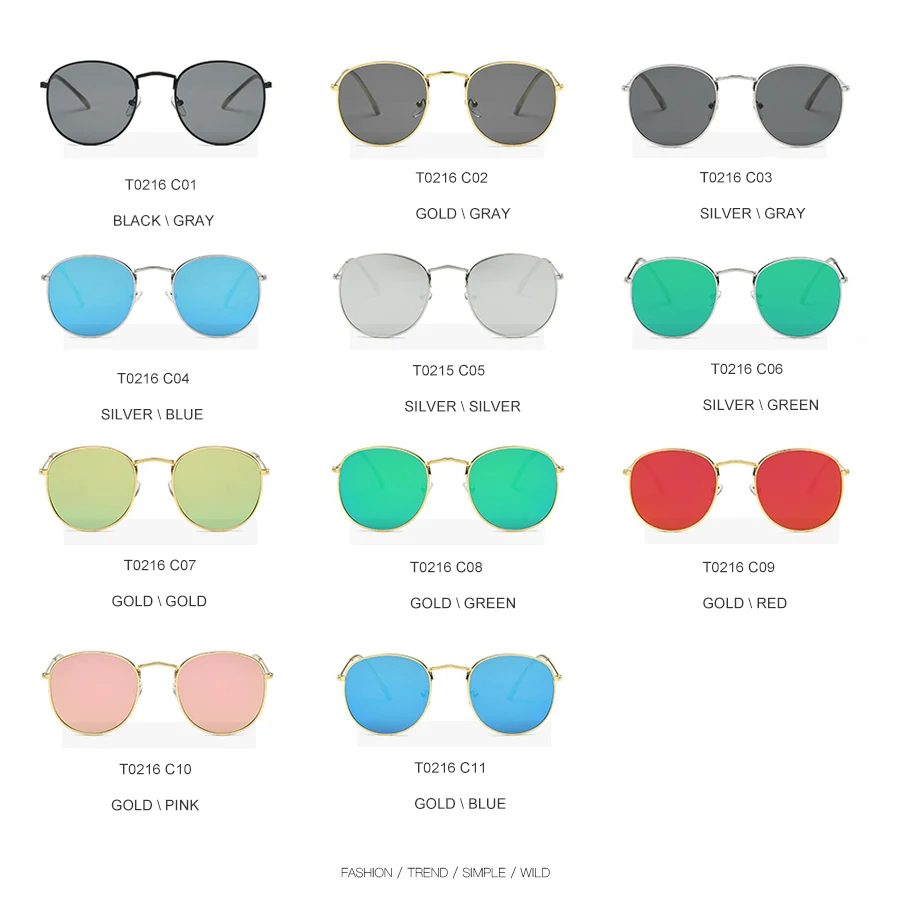 Солнцезащитные очки TOYEARN в винтажном стиле для мужчин и женщин роскошные