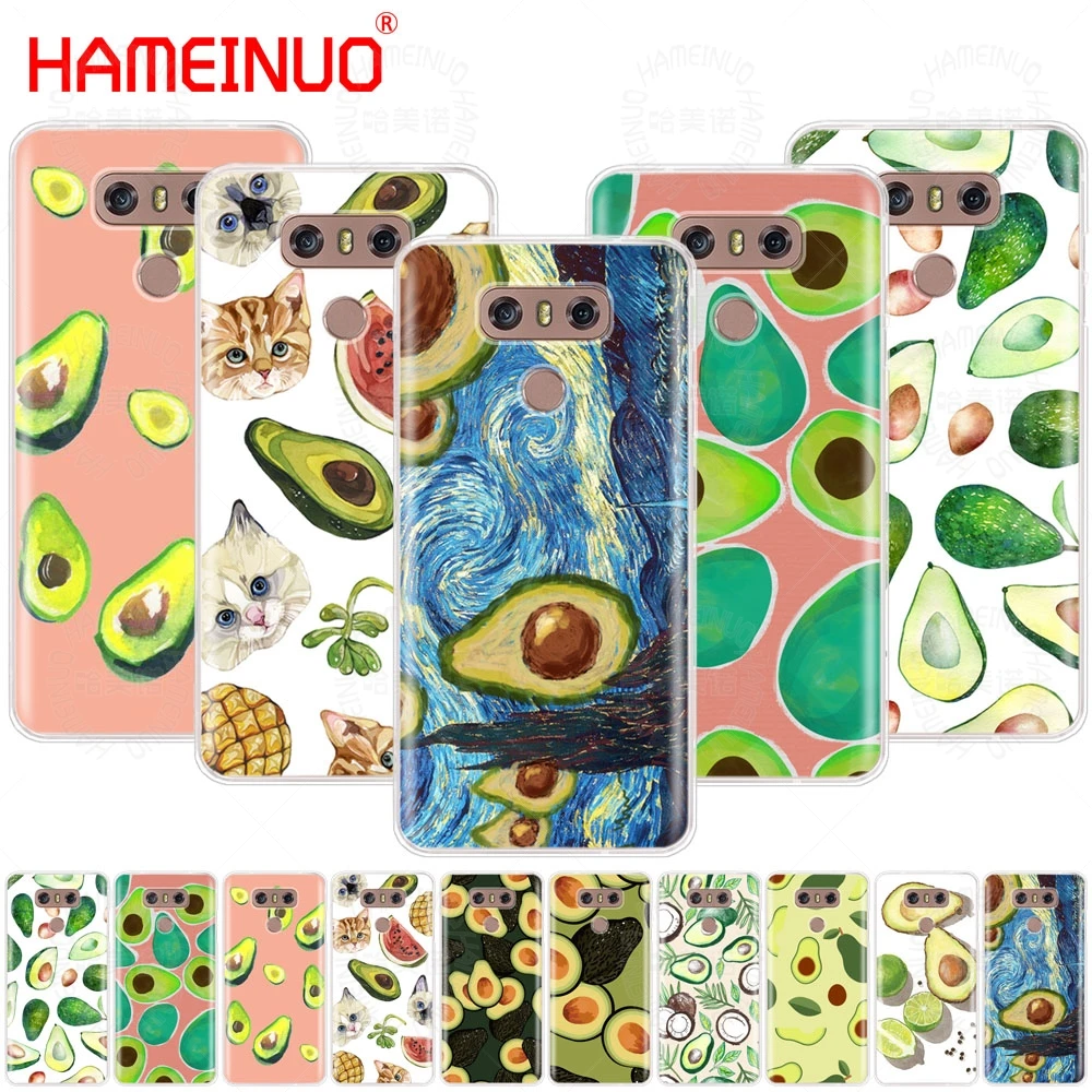 HAMEINUO чехол для телефона с рисунком авокадо фруктов LG G7 Q6 G6 MINI G5 K10 K4 K8 2017 2016 X POWER 2 V20