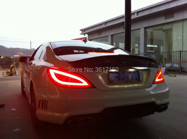 W218 спойлер для багажника из углеродного волокна подходит CLS350 CLS550 CLS63 AMG заднее