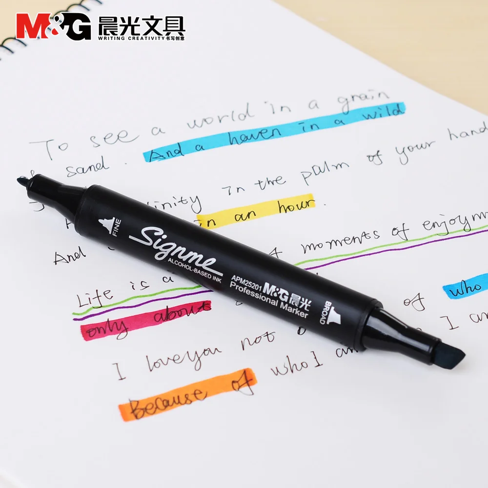 Художественный графический маркер для рисования манги акварельные чернила с