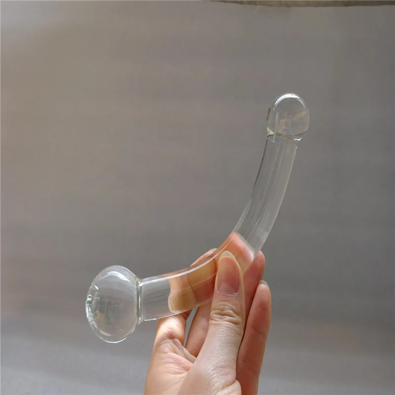 Стеклянная секс-игрушка для женщин хрустальные Двухсторонние Фаллоимитаторы