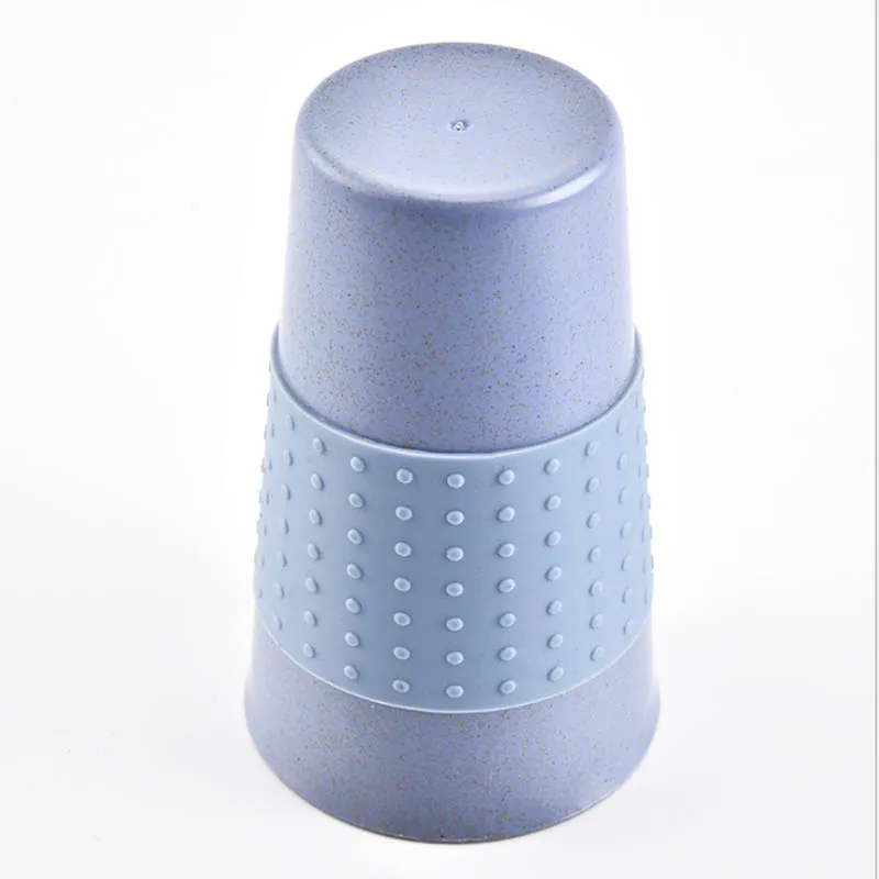 1 шт. портативные пластиковые кофейные чашки из твердой пшеничной соломы