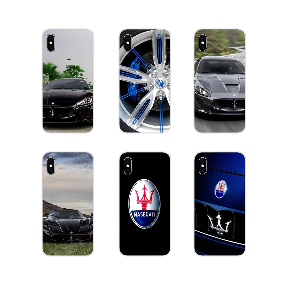 Аксессуары чехлы для телефонов Apple iPhone X XR XS MAX 4 4S 5 5S 5C SE 6 6S 7 8 Plus ipod touch Hot Maserati|Чехлы-накладки| |