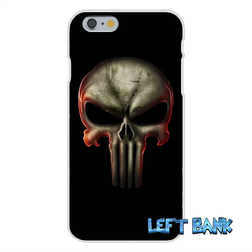 Stunning Punisher Skull Logo Soft Silicone TPU Transparent Cover Case For Samsung Galaxy Note 3 4 5 S4 S5 MINI S6 S7 edge | Мобильные