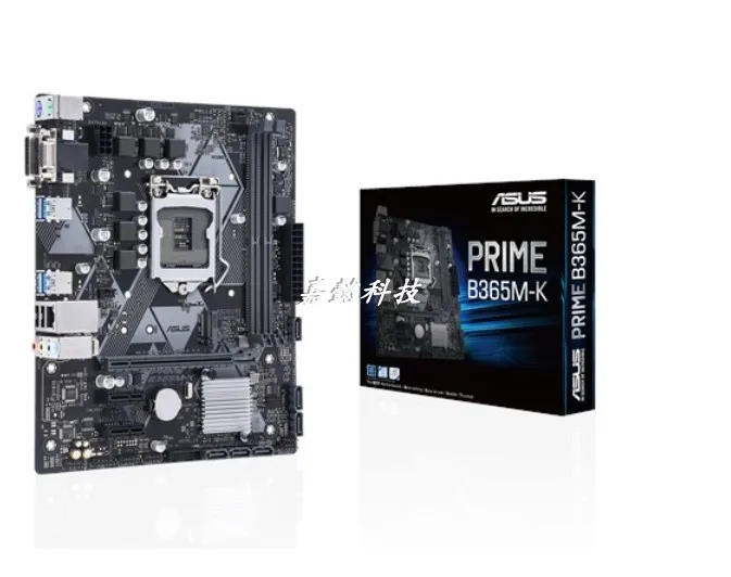 Материнская плата Asus PRIME B365M-K B365 Socket LGA 1151 для i3 i5 i7 DDR4 32GB USB3.0 DVI Micro ATX