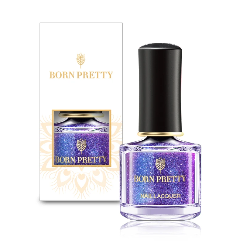 Лак для ногтей BORN PRETTY 6 мл хамелеоновый Блестящий лак летняя серия дизайна |
