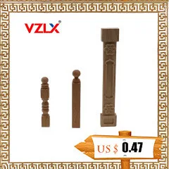 VZLX квадратная деревянная аппликация наклейки с резьбой угловой Onlay Неокрашенная мебель для винтажного домашнего декора двери шкафа украшения дома