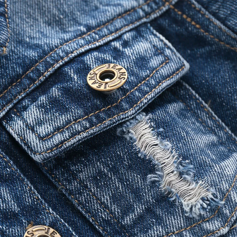 Hot Sale 2019 Boy Spring Coats Long Sleeve Button Pocket Decorated Kids Coat Sports Casual Jean Outfit Clothes Clothing | Детская одежда