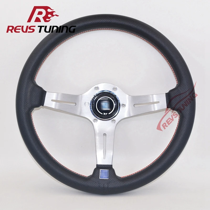 350 мм 14 дюймовый светильник из весовой кожи ND Racing Rally Car Sport Drift руль|Рулевые колеса