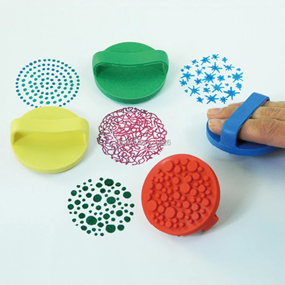 Ручная работа DIY печать резиновый штамп с мультяшными графическими узорами