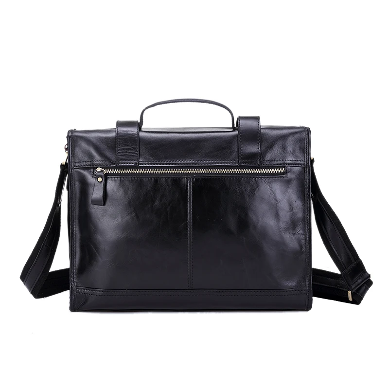 Натуральная Кожа Мужчины Бизнес-Портфель Мужская Сумка Сумки Плеча Сумку Мешок