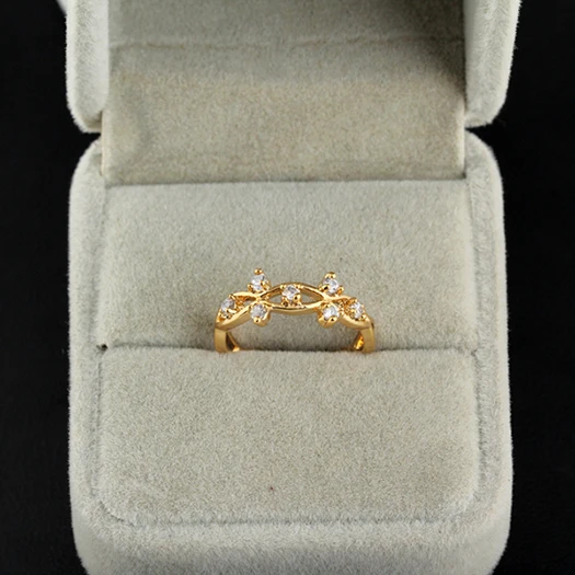 Лидер продаж Новое поступление милые кольцо Сделано с натуральными Австрийские