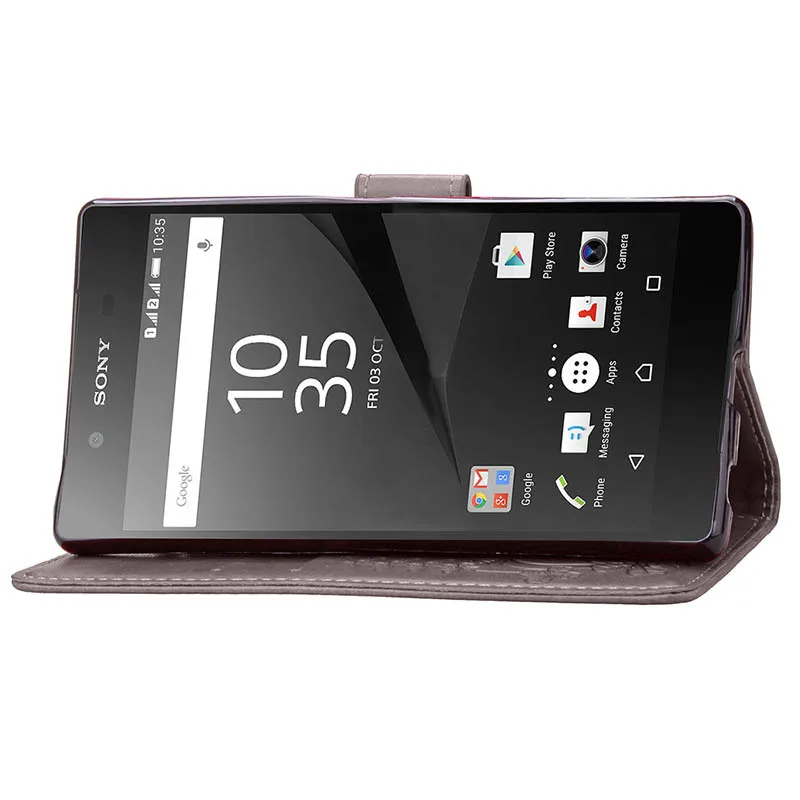 Чехол для телефона Sony Xperia Z5 Z4 Z3 Z2 X XZ1 XZ2 компактный кожаный чехол книжка L1 X1 XA XA1 XA2