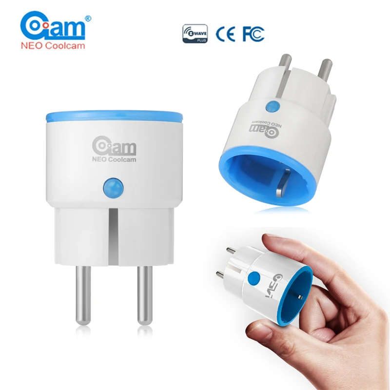 NEO COOLCAM Z-wave Plus MINI Smart power Plug домашняя Автоматизация Zwave розетка, Z Wave расширитель работает с Wink, Smartthings