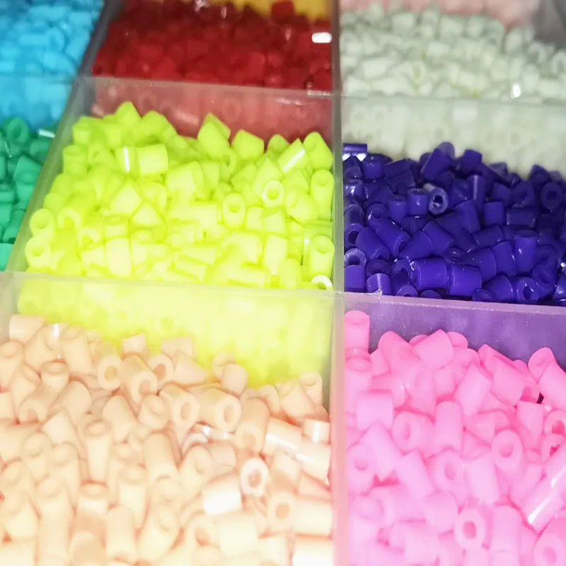 Шт. 11000 шт. perler бусины 2 6 мм набор Хама дополнений DIY Забавный мини глажка 3d Пазлы