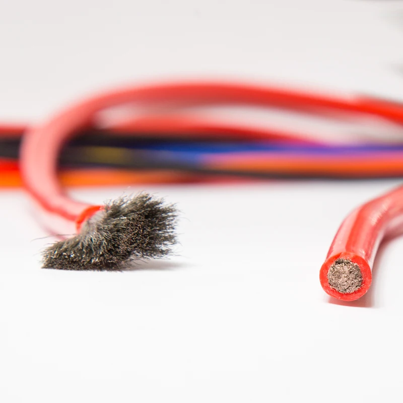 1M Black and Red 10AWG silicone wire heatproof soft Silicon gel Cable for RC lipo battery | Электроника