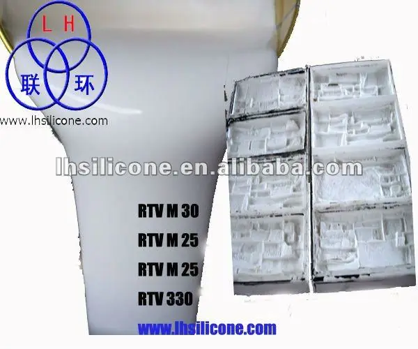 Силиконовое каучуковое сырье для GRP и GRC продуктов смешанных с Оловянным