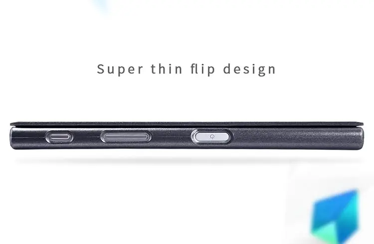 Для Sony Xperia XZ чехол NILLKIN Sparkle Роскошные Флип раскладный кожаный задняя крышка для