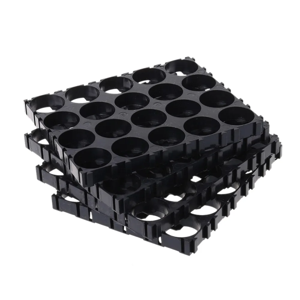 4x Black 18650 Battery 4x5 клетка разделитель растягивающий корпус пластиковый держатель| |