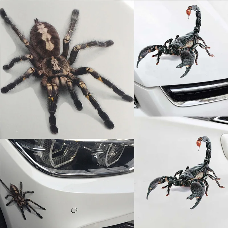 ZDPARTS 3D автомобиля эмблема &quotПаук&quot Грузовик Мотор наклейки окна Крышка для