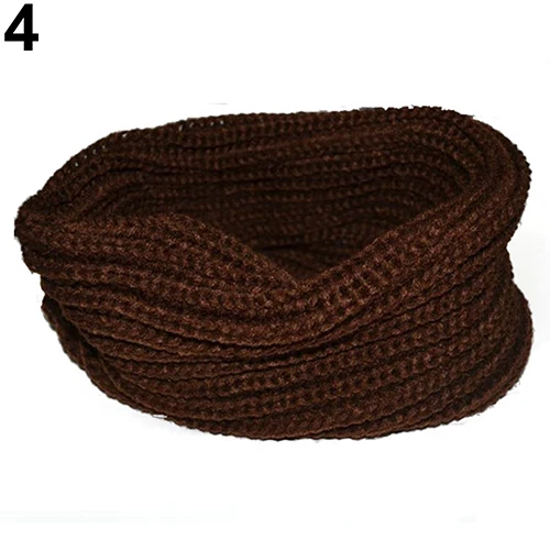 Women's Men's Autumn Winter Fashion Cable Knitted Solid Scarf Shawl Neckerchief | Wraps