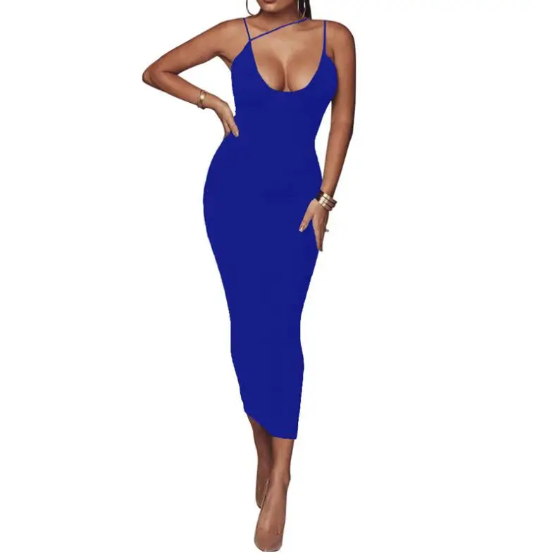 Женское длинное облегающее Бандажное платье с v образным вырезом белое желтое