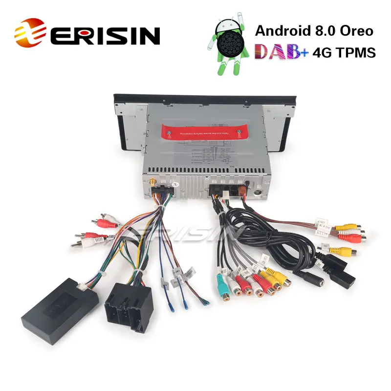 Erisin ES7523L 7 &quotAndroid 8 0 Автомобильная Стерео gps система DAB + радио 4G DVR без DVD для Fiat Punto