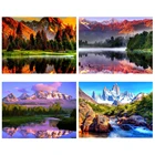 Алмазная вышивка пейзаж полный дисплей Алмазная картина Картина Стразы пейзаж украшение дома