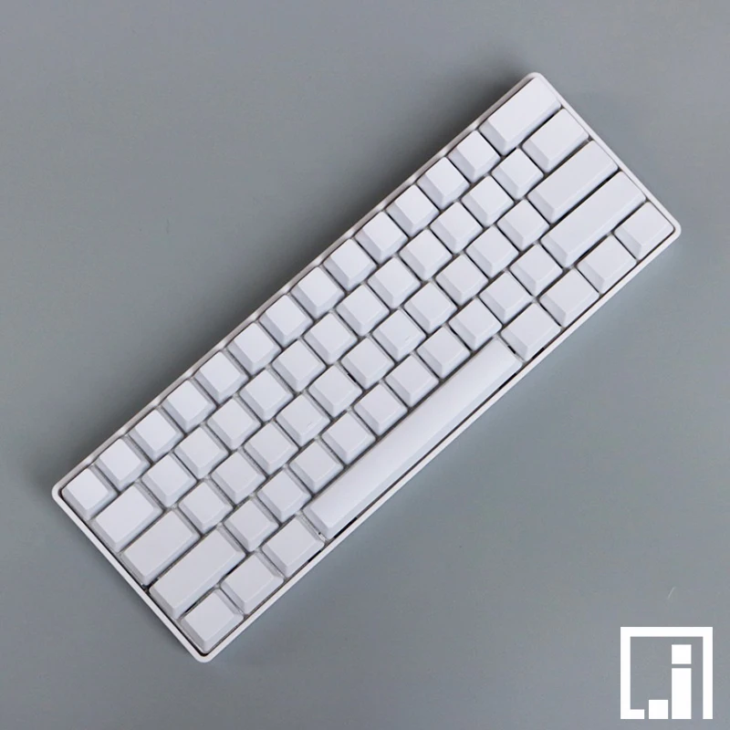 104 пустые колпачки клавиш PBT OEM для механической клавиатуры cherry mx белый и черный 87