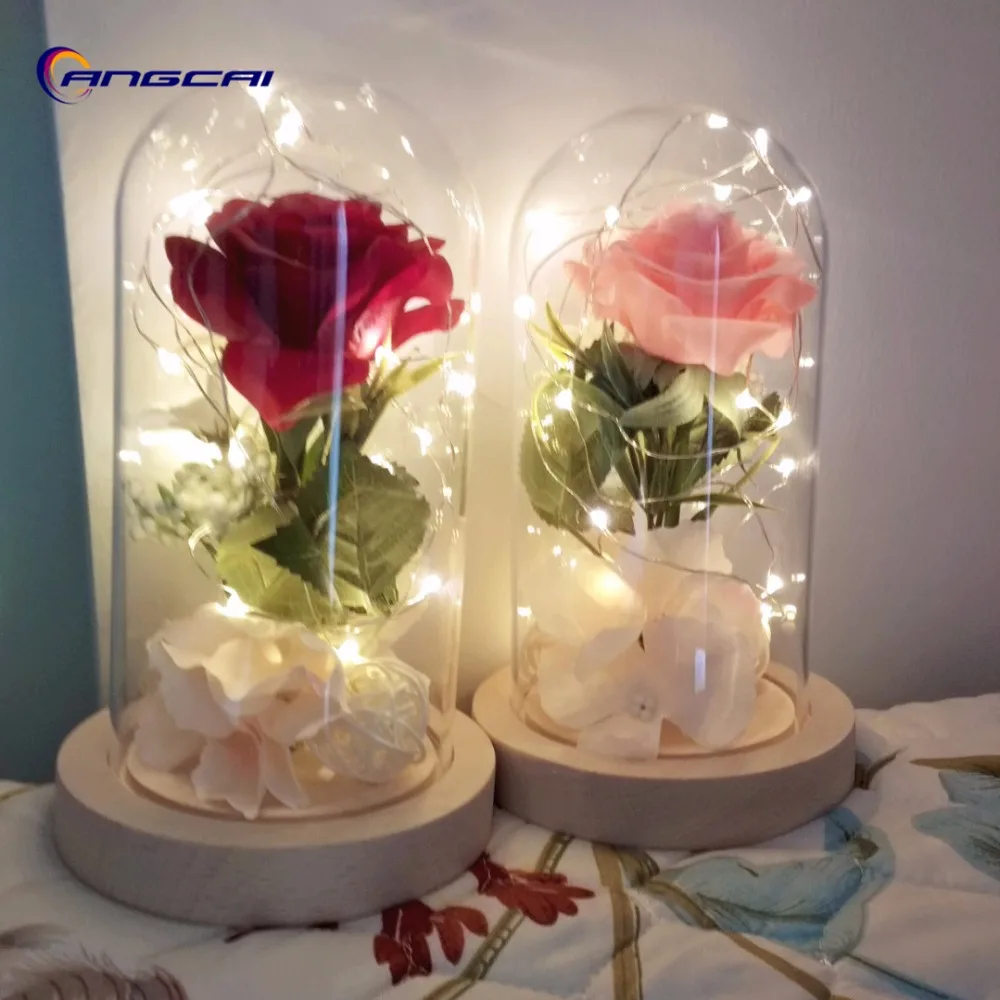 Новый стеклянный абажур с розовыми красными белыми синими ротанговыми шариками