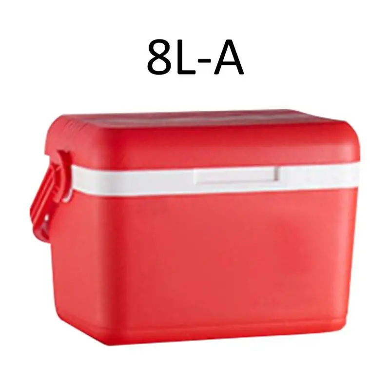 8L A 02 3L 8L 20L Автомобильная изоляционная коробка, уличная Автомобильная охлаждающая коробка, органайзер для льда, коробка для хранения лекарств, домашняя коробка для барбекю, рыбалки - Название цвета: 8L A 02